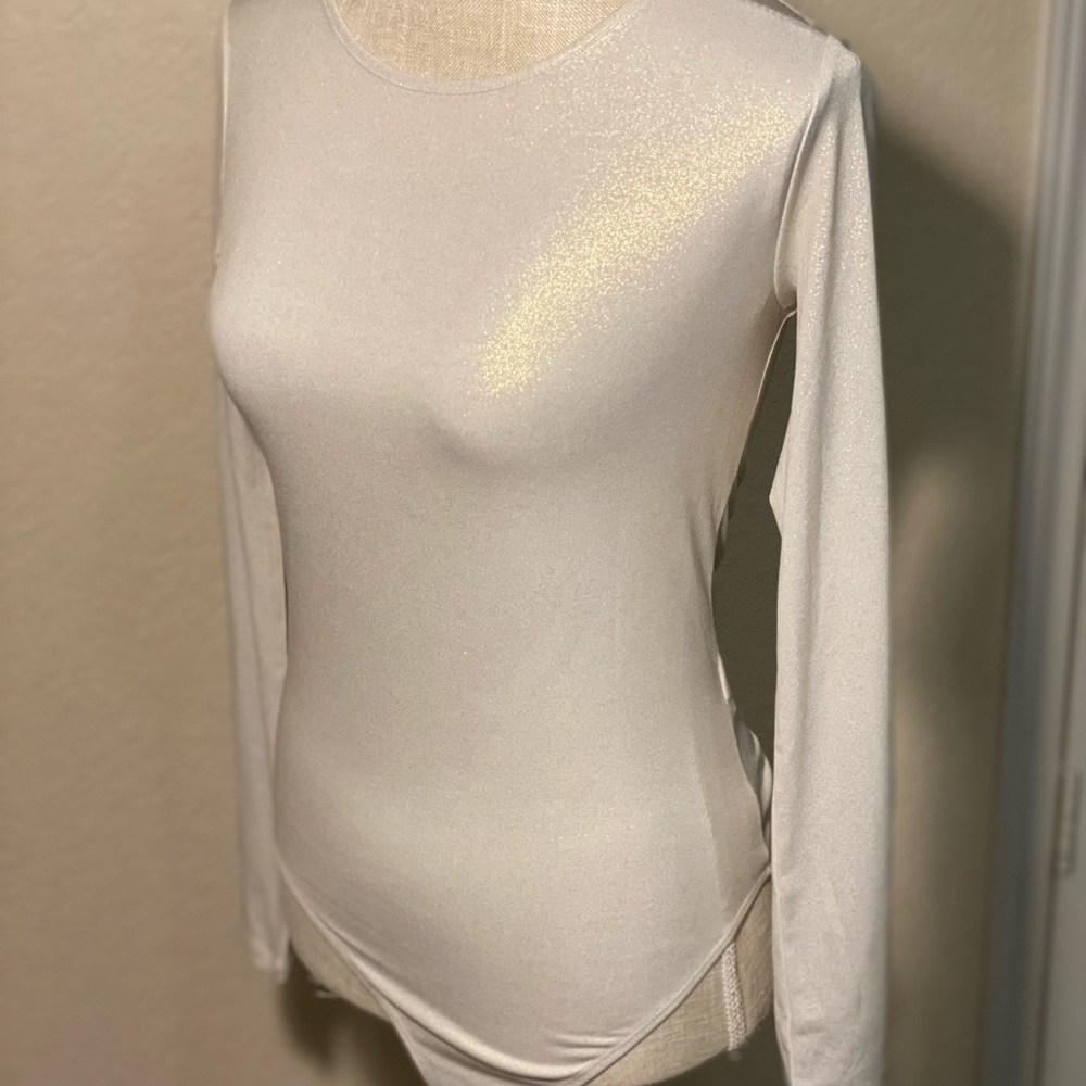 Gold glitter bodysuit